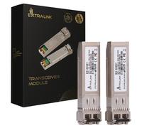 Extralink SFP+ 10G Pack de 2, Module émetteur-récepteur 10Gbps 850nm Multimode (MM) 300m, Réf: EX.30491, Consommation 1W, 0°C à 70°C