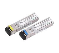 Extralink SFP WDM 1.25G 1310/1550nm | SFP Module | Single mode, 20km, LC, DDM, Pair