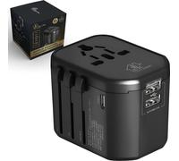 Extralink Smart Life Adaptateur de voyage UE/UK/USA/AU/CH + USB-C, USB-A