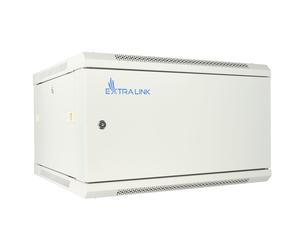 Extralink szafa wisz 19\" 6U 450mm szara d. blaszane Rack monté sur le mur Gris
