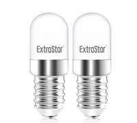 EXTRASTAR Lot de 2 Ampoule LED E14 hotte 1.8W (équivalent à 14 W), 3000 K Blanc Chaud, Non dimmable 360° angle de faisceau - 2 pièces