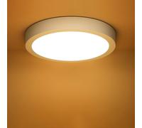 EXTRASTAR Plafonnier LED 36W, 2600lumen 3000K Blanc Chaud, Luminaire Plafonnier Ronde pour Salon Chambre Cuisine Salle de Bain Couloir 30x30 CM, Non-Dimmable
