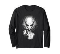 Extraterrestre Extraterrestre OVNI Rencontre Espace de Science-Fiction Manche Longue