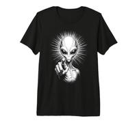 Extraterrestre Extraterrestre OVNI Rencontre Espace de Science-Fiction T-Shirt Haut de Gamme