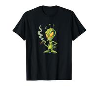 Extraterrestre génial avec Cigare pour Les Amateurs d'espace et de tabagisme T-Shirt