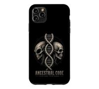 Extraterrestre Génome ADN Alien Crâne Hybride Mystère Coque pour iPhone 11 Pro Max