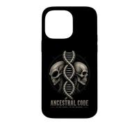 Extraterrestre Génome ADN Alien Crâne Hybride Mystère Coque pour iPhone 14 Pro Max