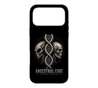 Extraterrestre Génome ADN Alien Crâne Hybride Mystère Coque pour iPhone 17 Pro Max
