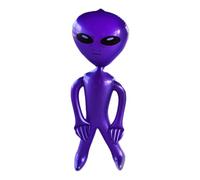 Extraterrestre Gonflable | 90 cm Halloween Géant PVC Amusant,Jouet Ballon Extraterrestre Spatial Gonflable,Pour Célébration Arrière-Cour Porche Patio Jardin Pelouse Anniversaire Noël