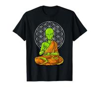 Extraterrestre Méditation Alien Zen Yoga Spiritualité T-Shirt