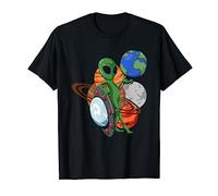 Extraterrestre Objet Volant OVNI Planètes Système Solaire T-Shirt