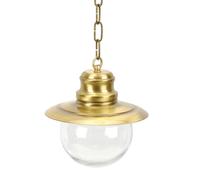 Extravagante Pendelleuchte Pella en Laiton Verre Maritime Manche Extérieur Lampe
