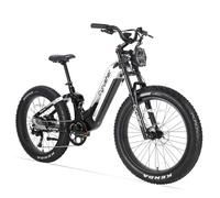 Extrbici Vélo Électrique en Aluminium Ranger 26Pouces, 250W 25 km/h 52V 20Ah 1040Wh 128 km, Amortisseur à air, Freins à Disque Hydrauliques