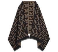 EXTREE Écharpes pashmina soyeuses pour femme - Couverture de soirée ouverte sur le devant, E-type carré noir café, M