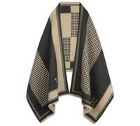 EXTREE Écharpes pour femme en pashmina soyeux pour robe de soirée, écharpe de cheval, couverture poncho ouvert sur le devant, A006, Medium