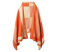 EXTREE Écharpes pour femme en pashmina soyeux pour robe de soirée, écharpe de cheval, couverture poncho ouvert sur le devant, A018, Medium