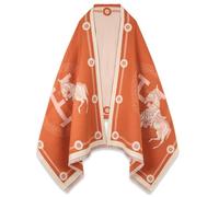 EXTREE Scarfs pour femme Pashmina Silky Shawl Wrap for Evening Dressing Blanket Open Front Poncho Cape, 000-A02, Talla Única