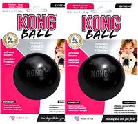 Extreme Ball Dog Toys,Pack of 2,Black,Size M/L