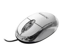 TITANUM XM102W Souris Ambidextre, Optique, USB, 1000 DPI, Transparent, Blanc