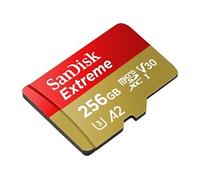 Extreme - Carte mémoire flash - 256 Go - A2 / Video Class V30 / UHS-I U3 / Class10 - microSDXC UHS-I