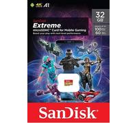 SanDisk - Carte SDHC Extreme - 32 Go - A1/V30/U3 - 100 Mo/s - pour jeux mobiles