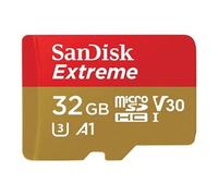 Extreme - Carte mémoire flash (adaptateur microSDHC - SD inclus(e)) - 32 Go - Video Class V30 / UHS Class 3 / Class10 - microSDHC UHS-I