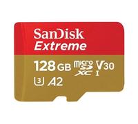 Extreme - Carte mémoire flash (adaptateur microSDXC vers SD inclus(e)) - 128 Go - A2 / Video Class V30 / UHS-I U3 / Class10 - microSDXC UHS-I