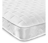 eXtreme comfort ltd Cooltouch Matelas Hybride en Mousse à mémoire de Forme Ortho-Tile et Ressorts internes Bonnell en Mousse à mémoire de Forme, Sensation pelucheuse, Blanc, 18 cm de Profondeur, 75 x