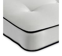 eXtreme comfort ltd Damask EasyClean Double Face Tufted Value Essentials Matelas à Ressorts intérieurs sans Mousse et Rembourrage Confortable, Petit lit Simple 75 x 190 cm