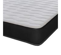 eXtreme comfort ltd Matelas Hybride Cooltouch Colours | Noir | Simple (90 x 190 cm) | Mousse à mémoire de Forme et Ressorts hélicoïdaux | Housse Respirante Cooltouch | Confort Moelleux | Fabriqué au