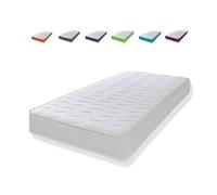 eXtreme comfort ltd Matelas hybride Cooltouch Colours | Petit lit double (120 cm x 190 cm) | Mousse à mémoire de forme et ressorts hélicoïdaux | Sensation moelleuse | Surface de sommeil Cooltouch Plus