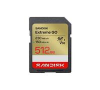 Extreme Go - Carte mémoire flash - 512 Go - Video Class V30 / UHS-I U3 - SDXC UHS-I