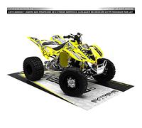 Extreme Graphics Kit d'autocollants pour Suzuki LTZ Fox Bleu Noir