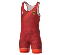 Extreme Hobby Justaucorps de Lutte pour Enfants de l’équipe Nationale d’Allemagne - Tenue de Lutte Professionnelle, Maillot de Lutte, Singlet de Lutte pour Enfants, Couleur: Rouge, Taille: 116