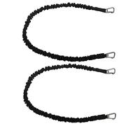 Extreme Max BoatTector 3006.2771 Lot de 2 tendeurs de Ligne Haute résistance avec Crochets compacts Noir 122 cm