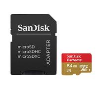Carte mémoire SANDISK EXTREME MICRO SDXC 64 Go G