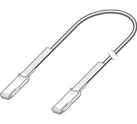 - Câble à attache directe - QSFP28 pour QSFP28 - 50 cm - passif - pour P/N: X695-48Y-8C-DC-R