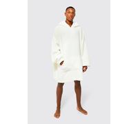 Extreme Oversized Borg Hoodie homme - ecru - XXXXL, ecru