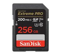 Carte mémoire SD SanDisk Extreme Pro SDXC UHS-I U3 Class10 256 Go C