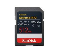Extreme PRO - Carte mémoire flash - 512 Go - Video Class V90 / UHS-II U3 / Class10 - SDXC UHS-II