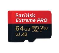Extreme Pro - Carte mémoire flash (adaptateur microSDXC vers SD inclus(e)) - 64 Go - A2 / Video Class V30 / UHS-I U3 / Class10 - microSDXC UHS-I