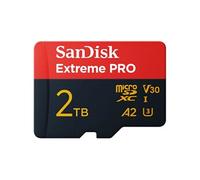 Extreme PRO - Carte mémoire flash (adaptateur SD inclus(e)) - 2 To - A2 / Video Class V30 / UHS-I U3 - microSDXC UHS-I