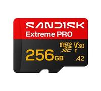 Extreme PRO - Carte mémoire flash (adaptateur SD inclus(e)) - 256 Go - A2 / Video Class V30 / UHS-I U3 - microSDXC UHS-I