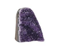 Extreme Rocks & Fossils Grappe d'améthyste - 3 à 1,6 kg - avec Bords polis - Cristaux Violets puissants - Géode d'Uruguay