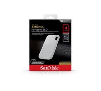 Disque SSD externe SanDisk Extreme 4 To Blanc