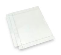 EXTREMEGRIPPRO Lot de 25 Housses de Protection pour Steelbook de qualité supérieure compatibles avec Blu-Ray, Dos Visible de 0,35 mm, Transparent, Pet sans Carte J, Tailles de Paquet