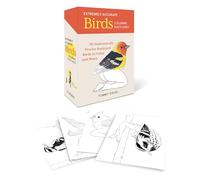 Running Press Studio – Cartes postales à colorier : 50 oiseaux de jardin anatomiquement précis