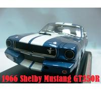 EXTRÊMEMENT RARE Shelby Ford Mustang GT350R bleu/blanc 1:18 Shelby Collectibles