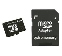 Extrememory EXMEMSDHC08GAD4 Carte mémoire microSDHC