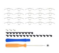 eXtremeRate 10 paires Ressort Gâchette L2 R2 pour ps5 Manette BDM-010 BDM-020,Accessoires Manette de Remplacement pour ps5 avec Kit d'Outils de Réparation&Tournevis&Levier&Vis pour ps5 Manette